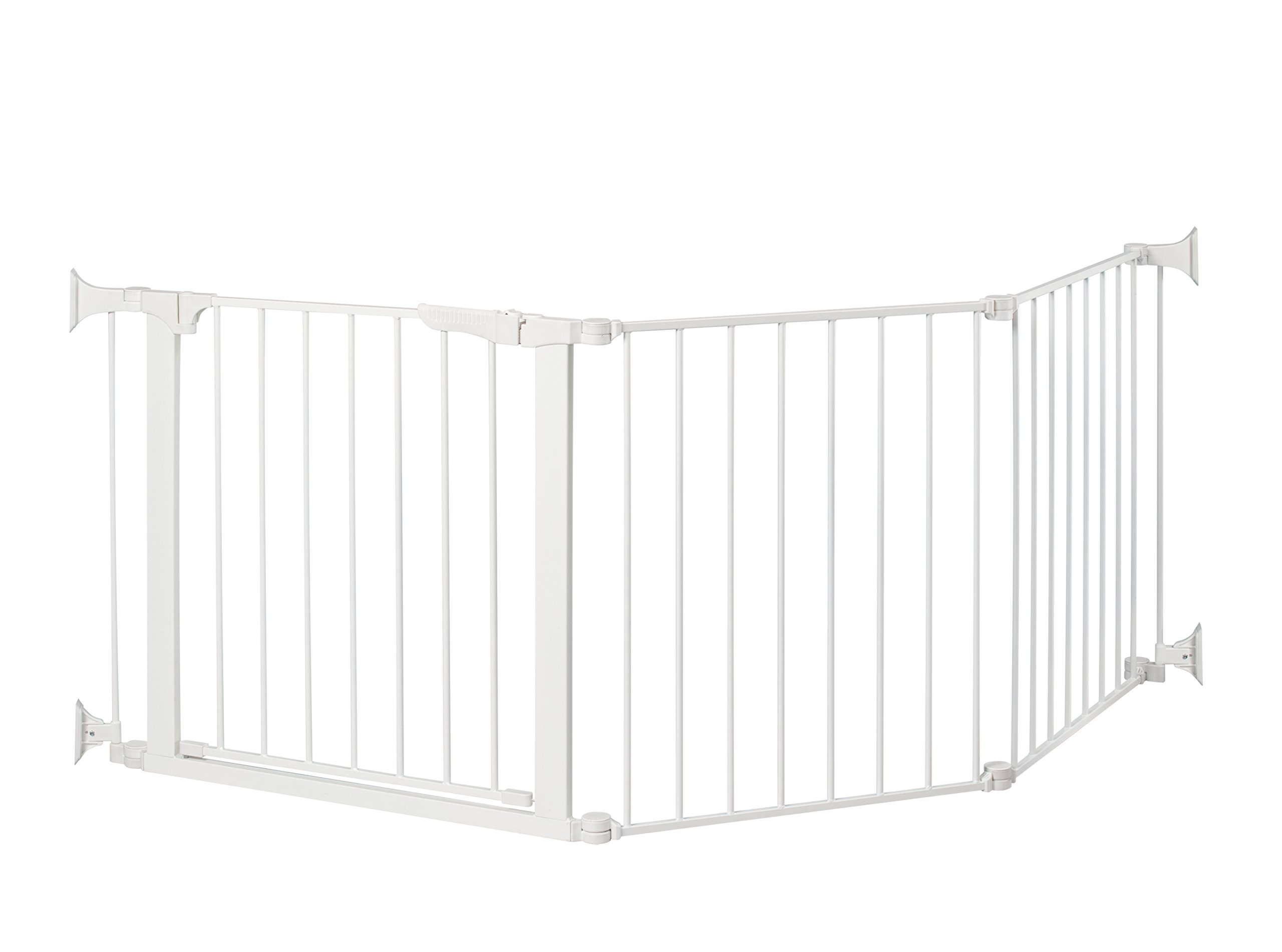 Command Pet Custom Fit Gate - 29.5 Inch White Pet Safety Gate (PG5300) - Perfect for Doorways, Hallways & Staircases to Keep Pets Safe
