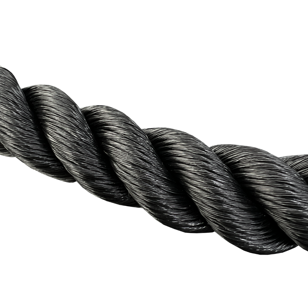 Premium Black Tricep Rope - Heavy Duty Gym Cable Attachment for Strength Training & Arm Workouts - Perfect for Home Gym & Commercial Fitness Equipment