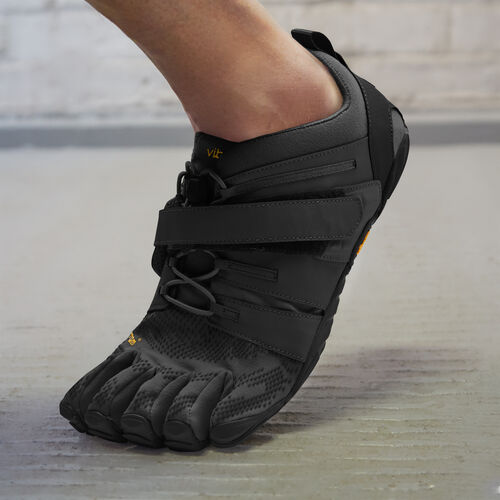 Vibram Men's V Train 2.0 Cross Training Shoes - Black | Barefoot Style for Gym, Running & Outdoor Activities