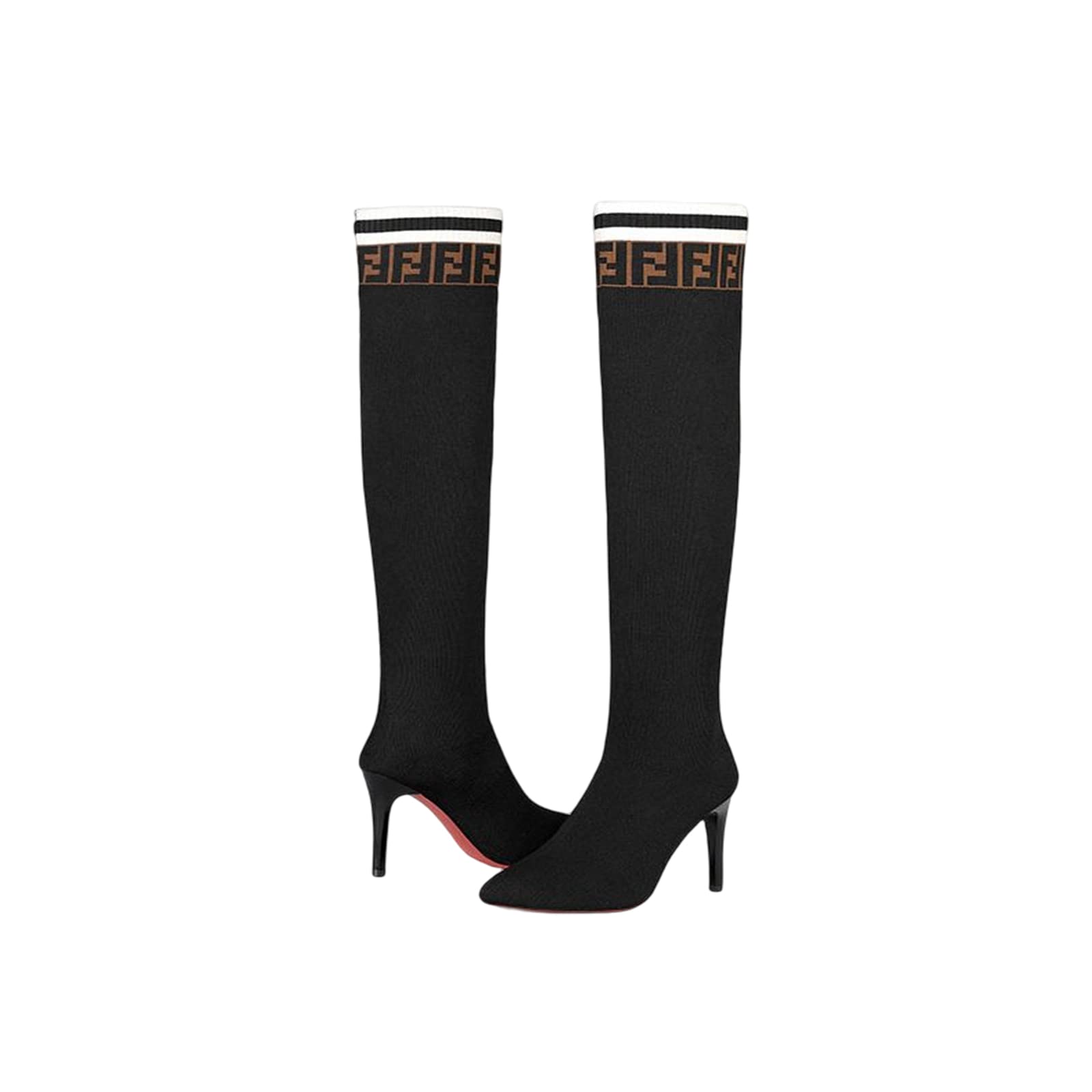 Stylish Women's Pointed Toe Stiletto Ankle Boots - Sexy High Heel Booties with Elastic Knitted Fabric for Comfort | Perfect for Office, Party & Night Out