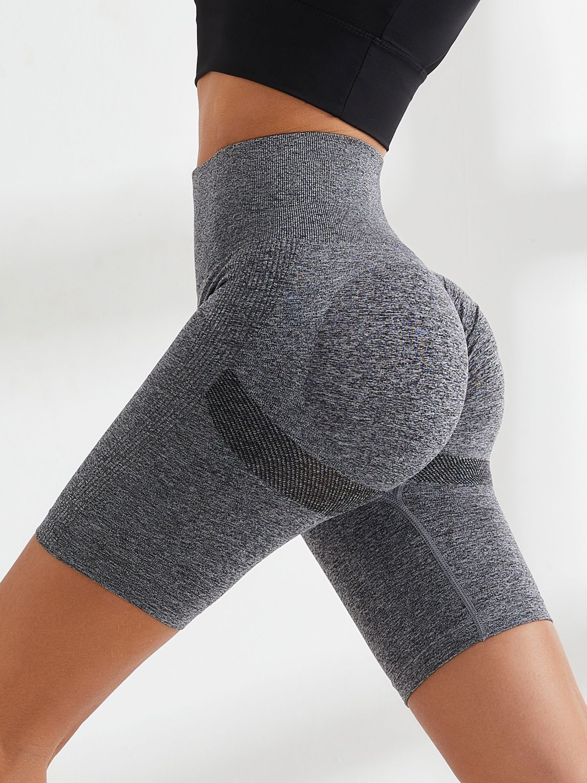 ZASUWA High Waist Yoga Shorts for Women - Tummy Control Workout Shorts with Hip Lift Design - Perfect for Yoga, Gym, Running & Lounge Wear