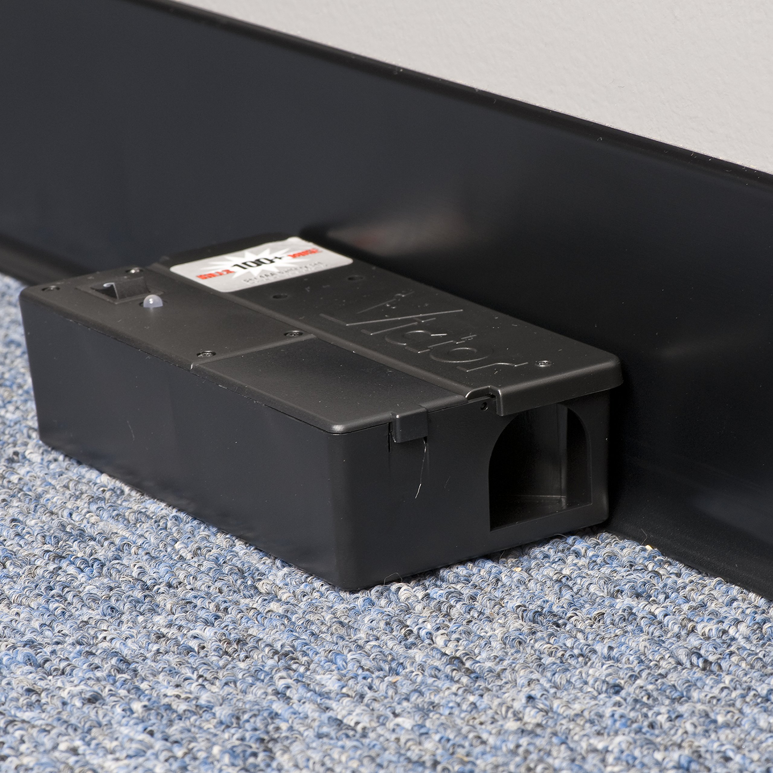 Victor M2524S Electronic Mouse Trap (4 Pack) - Humane & Effective Indoor/Outdoor Rodent Control for Home, Garage, Basement & Garden