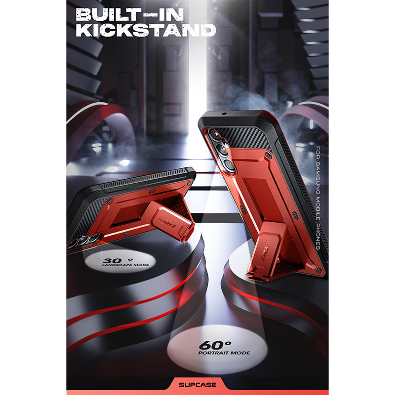 Samsung Galaxy S23 FE Unicorn Beetle PRO Heavy Duty Rugged Case - Shockproof, Drop Protection, Open Box (Metallic Red) - Perfect for Outdoor, Work & Extreme Sports
