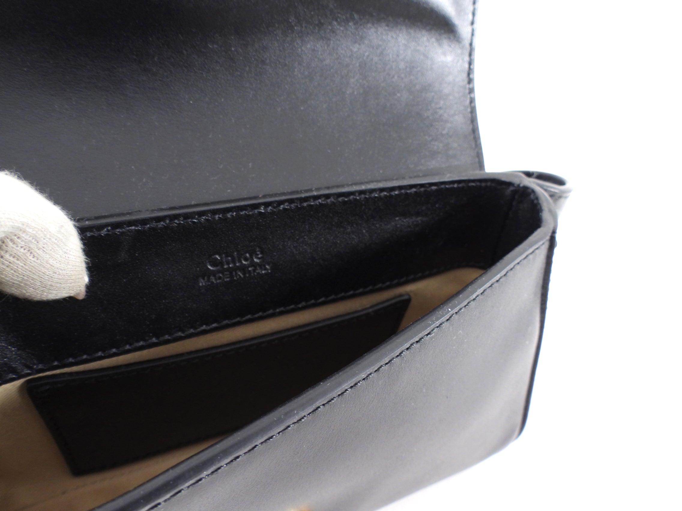 Chloe Black Leather Mini Crossbody Belt Bag - Stylish & Compact for Everyday Wear, Travel, and Outings
