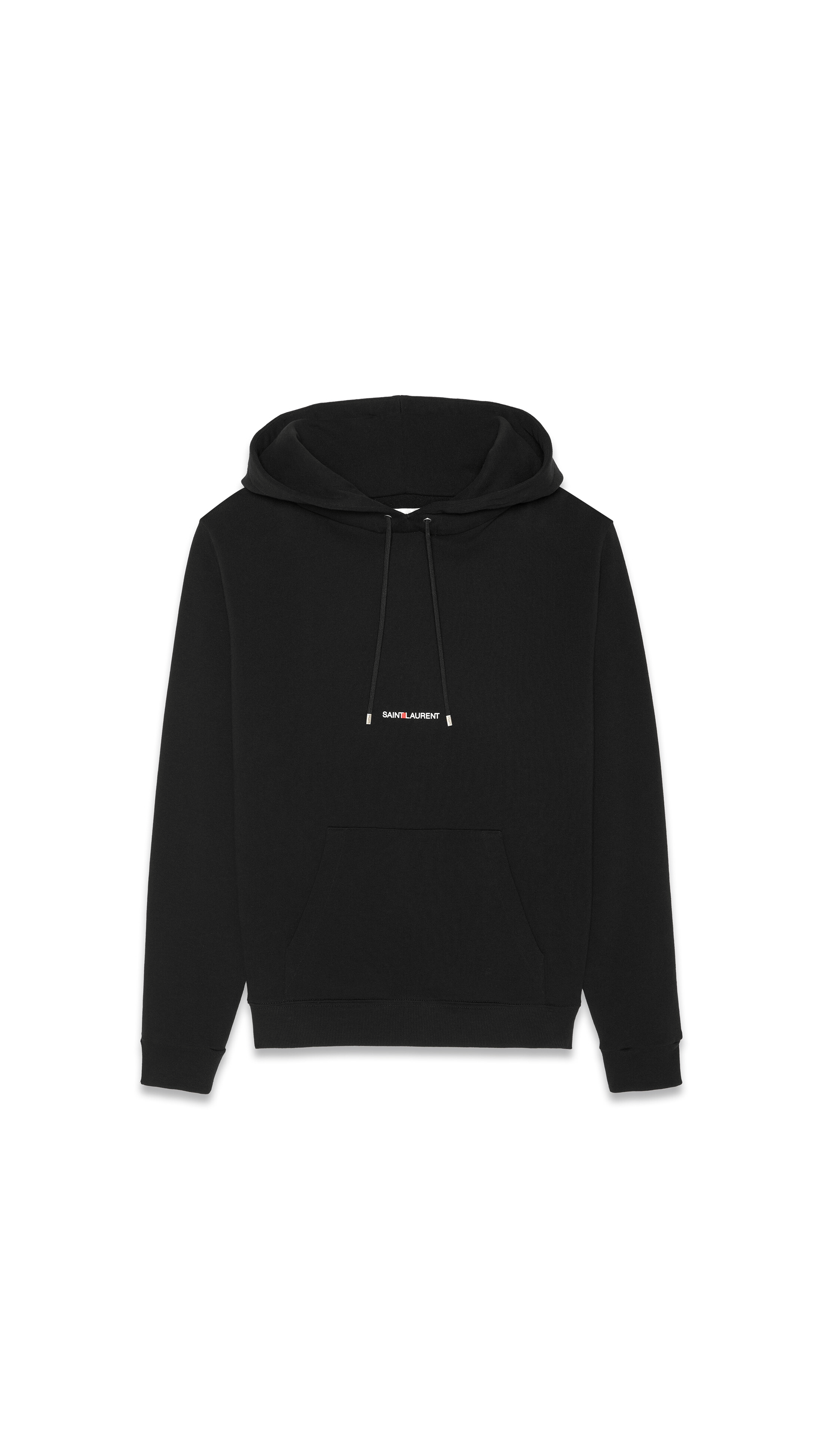 Rive Gauche Hoodie for Men & Women - Black Cotton Pullover Sweatshirt - Casual Streetwear for Everyday Wear & Outdoor Activities