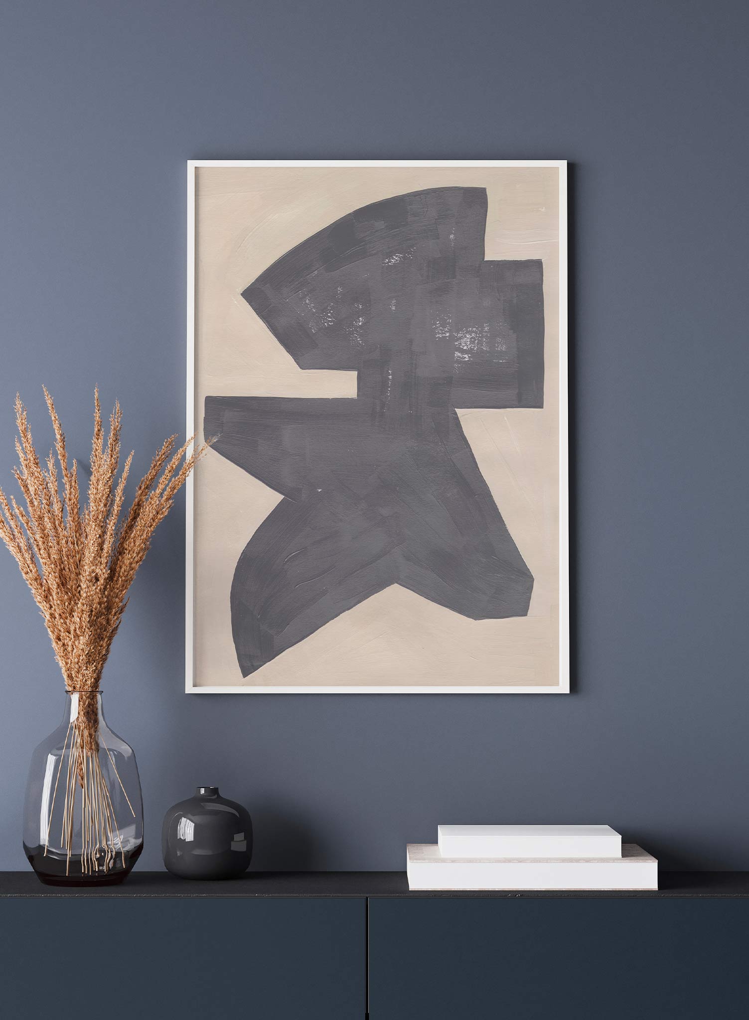 Modern Sculpted Steel Wall Art Poster - Abstract Metal Decor for Living Room, Bedroom & Office - Unique Home & Office Decoration