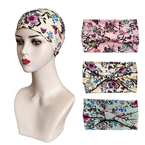 Non-Slip Yoga Headbands for Women - 5 Pack Stretchy Hair Accessories for Workouts, Running & Fitness - Cute & Comfortable Head Wraps for Active Lifestyles