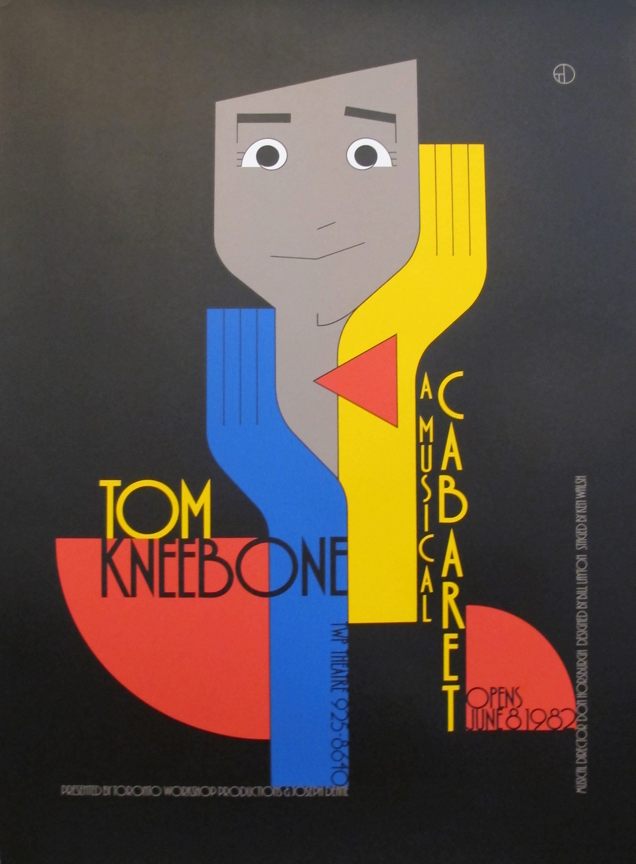 Vintage 1980s Original Canadian Tom Kneebone Poster - Classic Wall Art for Home Decor, Office & Retro Room Design