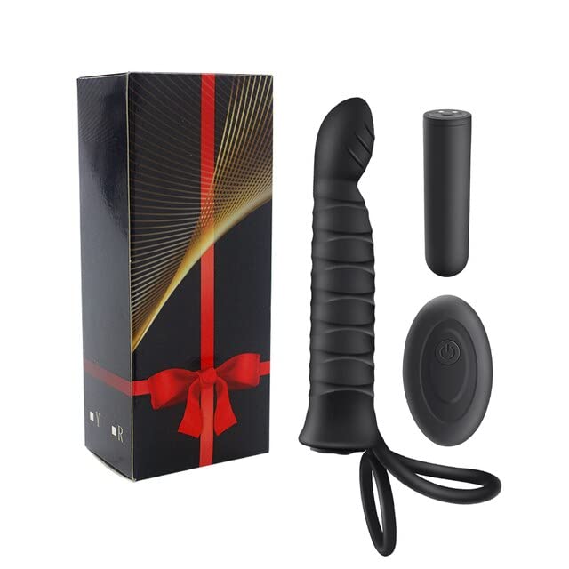 Double Penetration Strap-On Anal Vibrator for Couples - Rechargeable Anal Plug & G-Spot Stimulator - Adult Sex Toy for Couples Play & Solo Pleasure - Perfect for Role Play, BDSM & Intimate Bonding