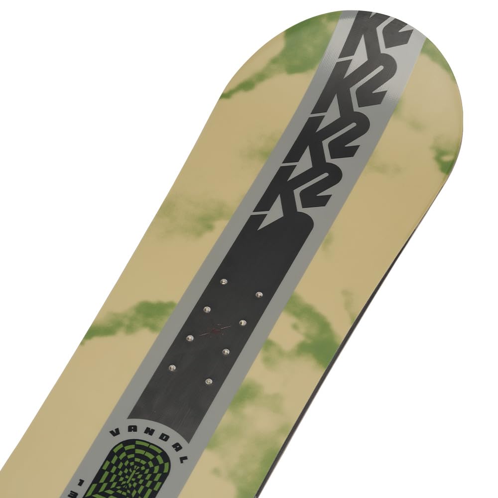 K2 Vandal Youth Snowboard - High-Performance Kids Snowboard for Boys & Girls - Perfect for Freestyle, Park Riding & All-Mountain Adventures