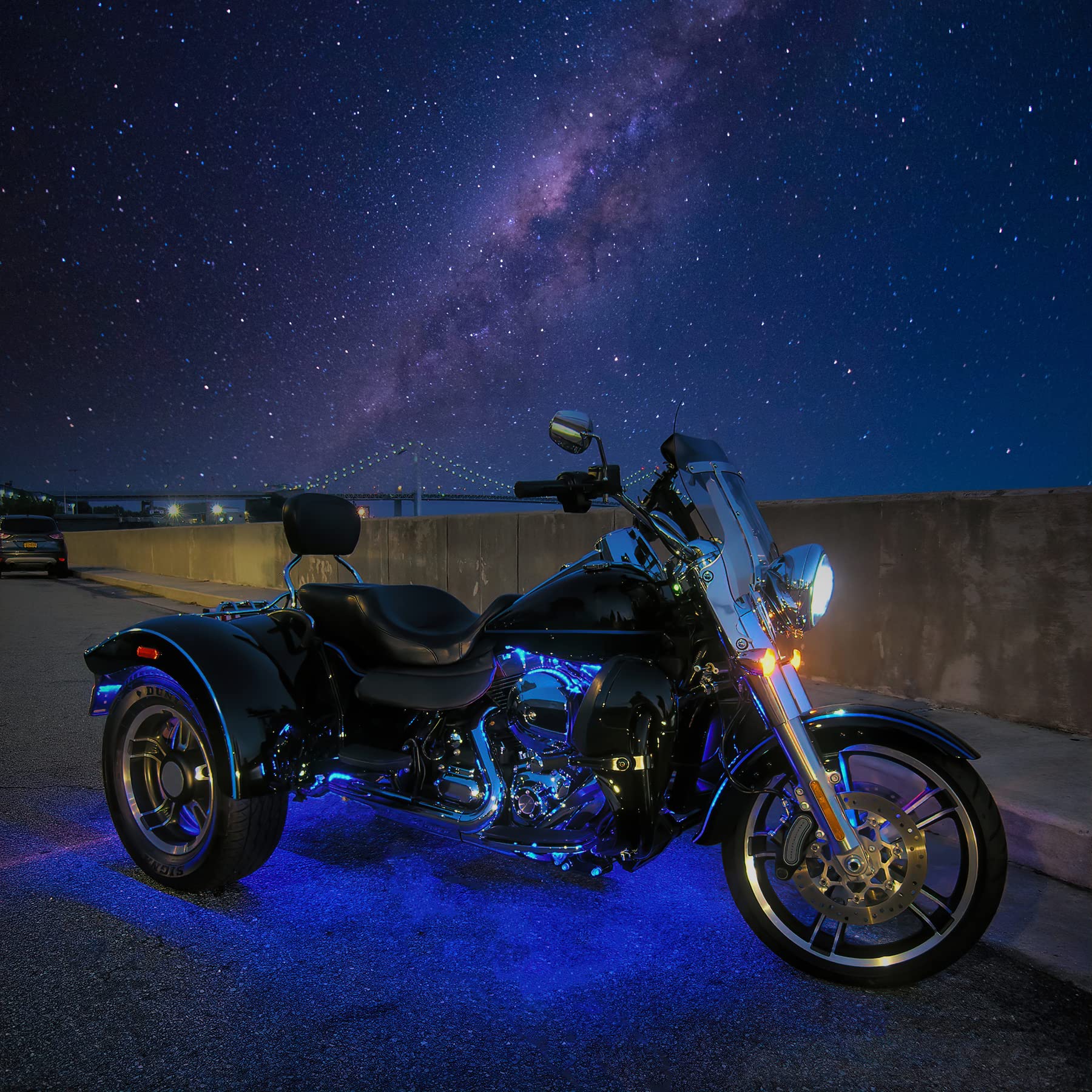 DITRIO 18-Piece Motorcycle LED Lights Kit 12V - Turn Signal & Blinking Brake Light for Harley, Golf Carts, ATVs, UTVs - M18R | Upgrade Your Ride for Night Safety & Custom Styling