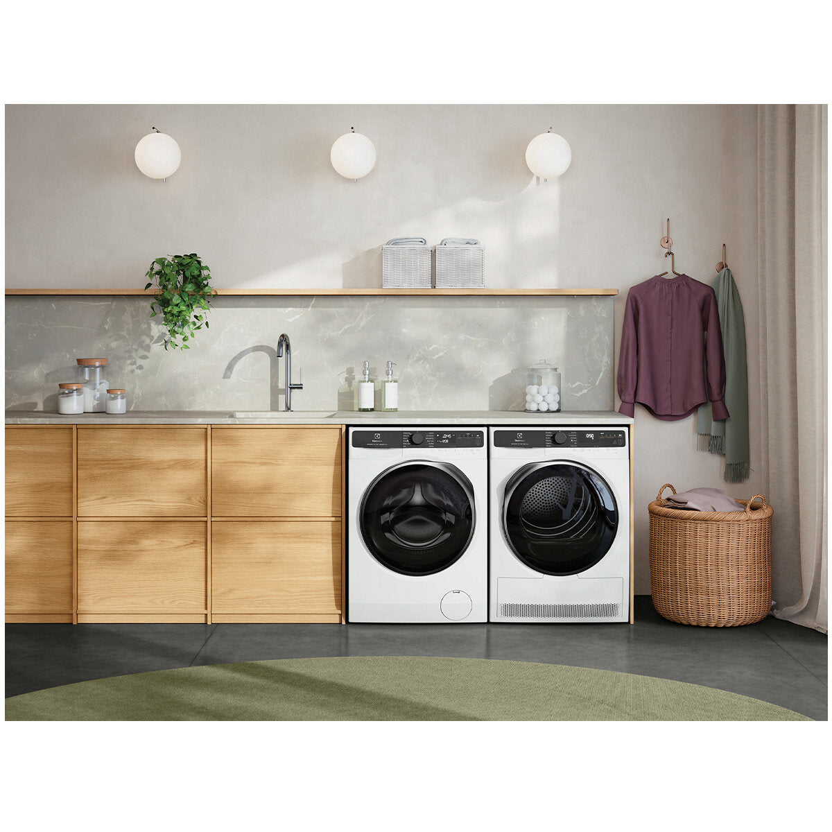 Electrolux 9kg UltimateCare 700 Front Load Washing Machine EWF9043R7WC - Energy Efficient, Quiet & Large Capacity for Family Laundry Needs