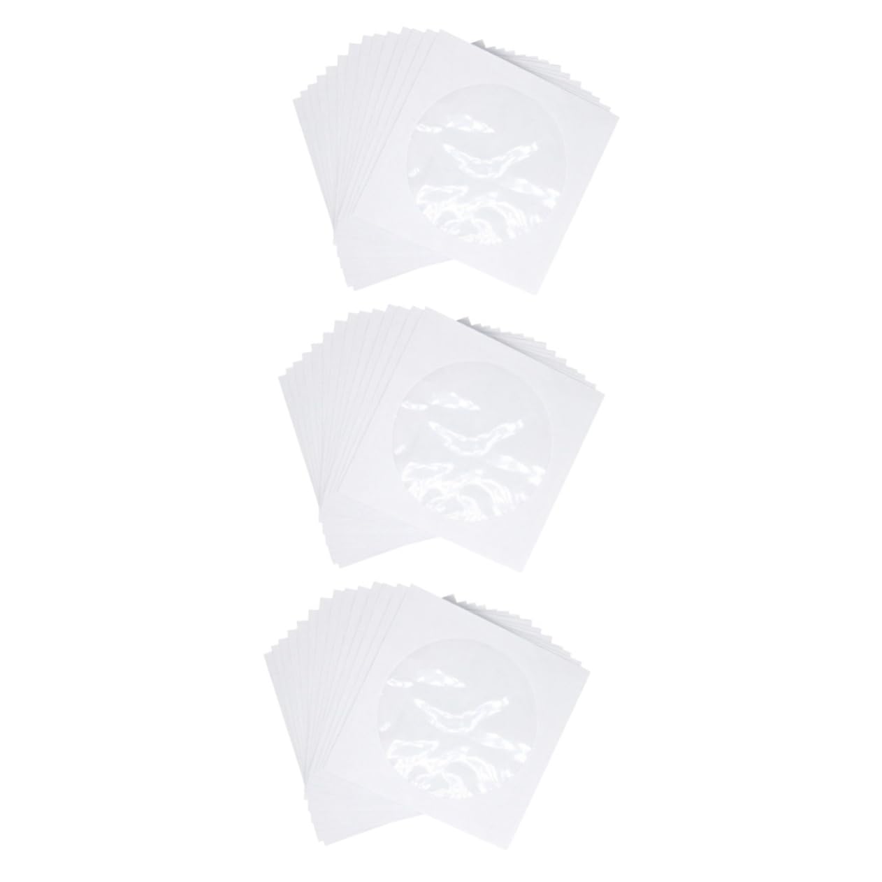 300-Piece CD Storage Organizer - White Classic CD/DVD Holder Case with Paper Sleeves | Portable Carrying Bag for CDs, DVDs & Media Collections | Perfect for Home, Office & Travel Organization