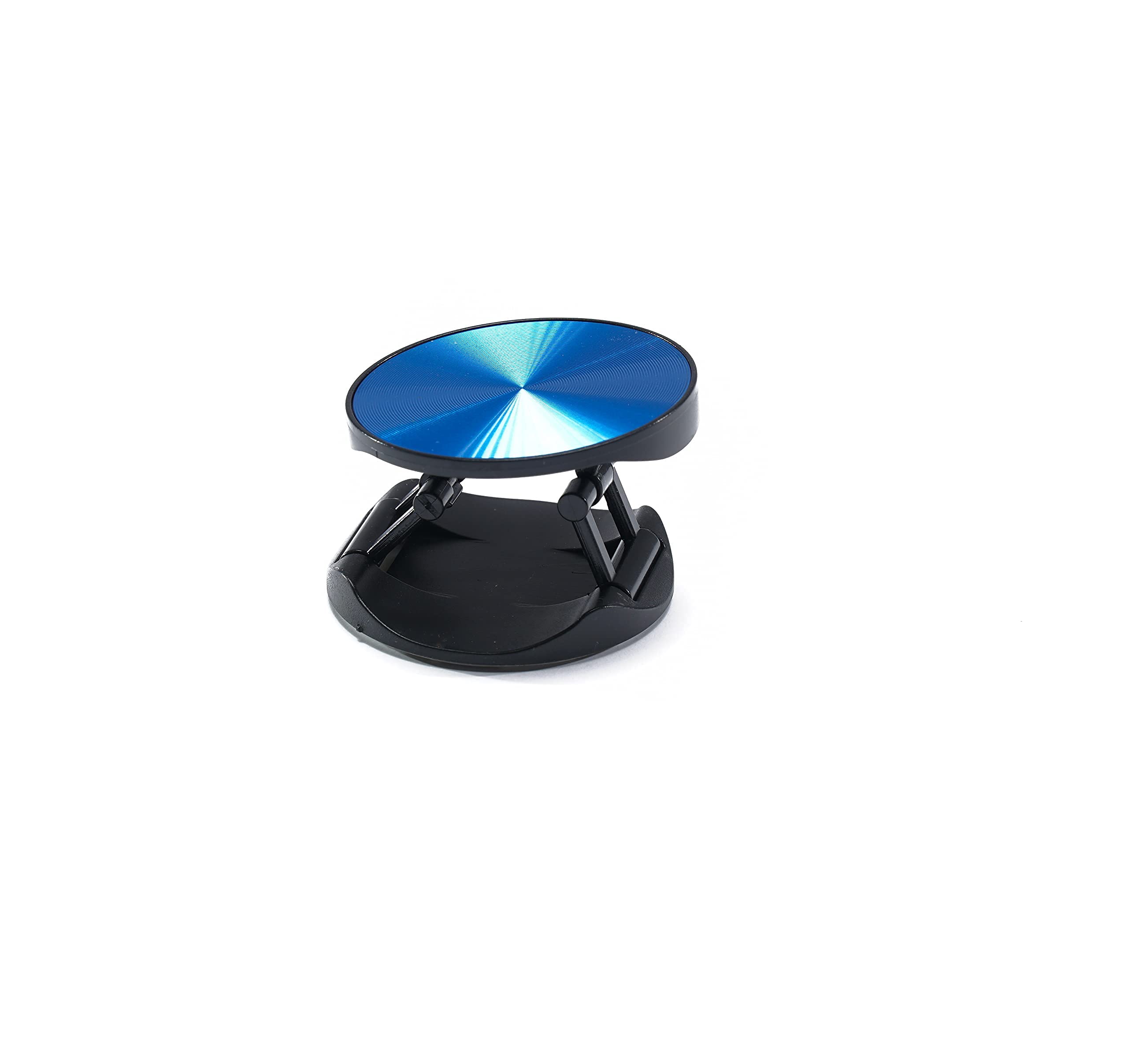 Finger Phone Grip Holder for iPhone & Samsung - Adjustable Phone Stand for Desk, Car & Home Use - Anti-Slip Phone Socket (Blue) - Perfect for Watching Videos, Taking Selfies & Hands-Free Calling