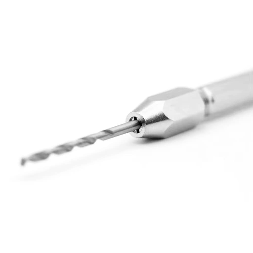 4PCS Double Ended Pin Vise Micro Drill Bit Set - Hexagonal Twist Drill for Glasses, Handicraft, Jewelry & Watch Making - Precision Tools for DIY Projects & Small Repairs