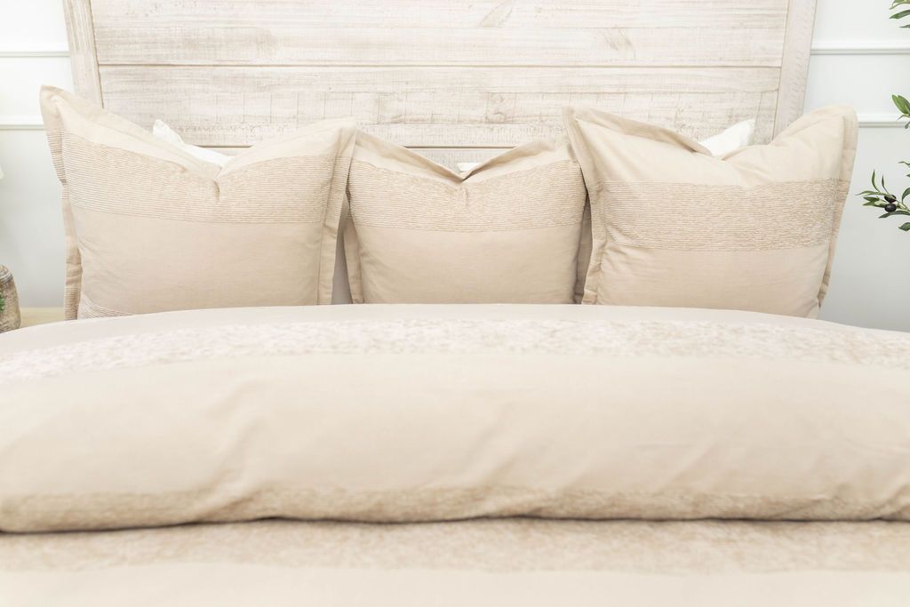 Halston Luxe Euro Pillow Cover - Premium 100% Cotton Decorative Pillowcase for Sofa & Bed - Home Decor, Living Room, Bedroom, Hotel Styling