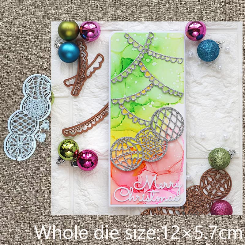 Premium Metal Stencil Cutting Dies for Christmas Bells - Scrapbooking, Card Making, Greeting Cards, DIY Crafts - Perfect for Holiday Decorations, Birthday, Wedding, Easter, Halloween & Thanksgiving Celebrations