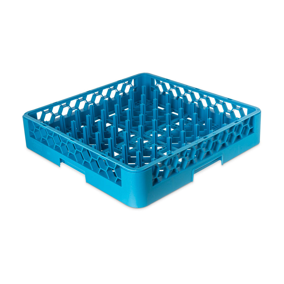 Carlisle RP14 OptiClean All Purpose Dish Rack for Plates & Trays - Full Size Blue Peg System - Perfect for Restaurants, Cafes & Home Kitchens