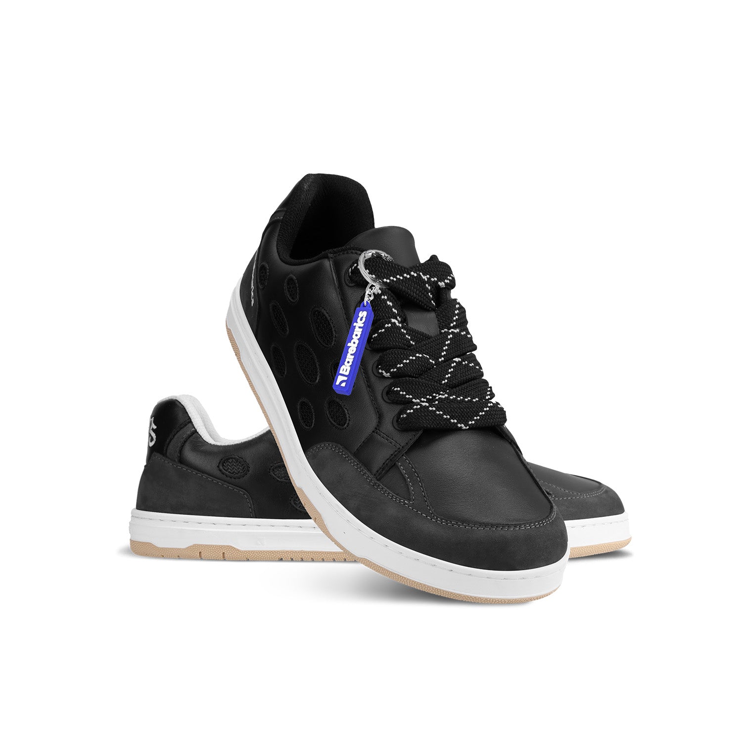 Barefoot Sneakers for Women & Men - Barebarics Fusion Minimalist Shoes in Black & White | Lightweight & Flexible for Running, Walking & Gym Workouts [CLEARANCE]