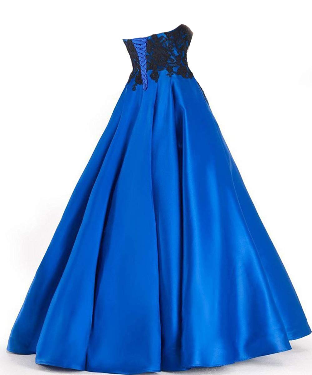 Elegant Puffy Satin Ball Gown Wedding Dress for Women - Princess Pageant Prom Dress for Bridal, Quinceañera & Formal Events