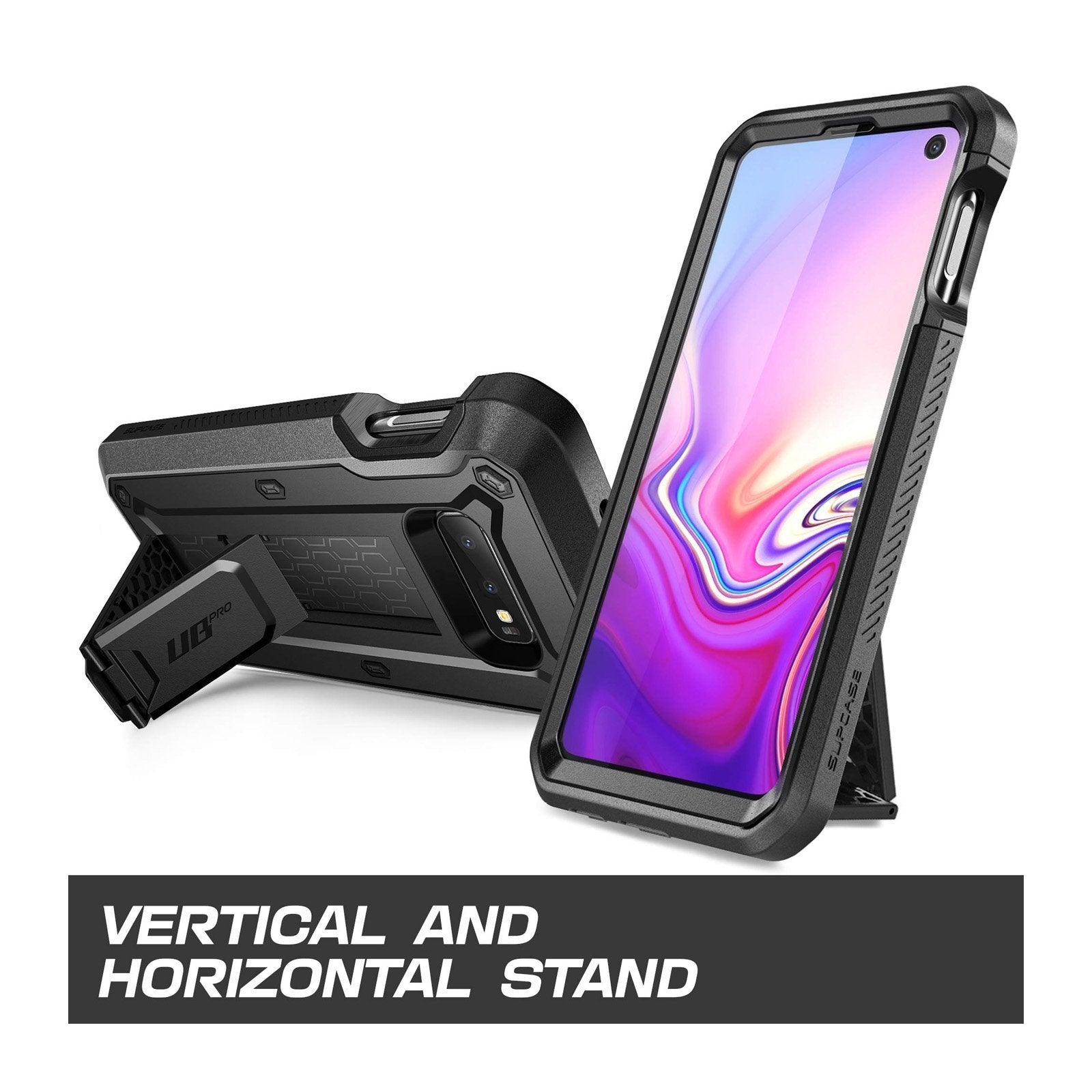 Samsung Galaxy S10e Unicorn Beetle Pro Full-Body Rugged Holster Case - Heavy Duty Protection with Kickstand & Belt Clip - Perfect for Outdoor, Work, and Travel