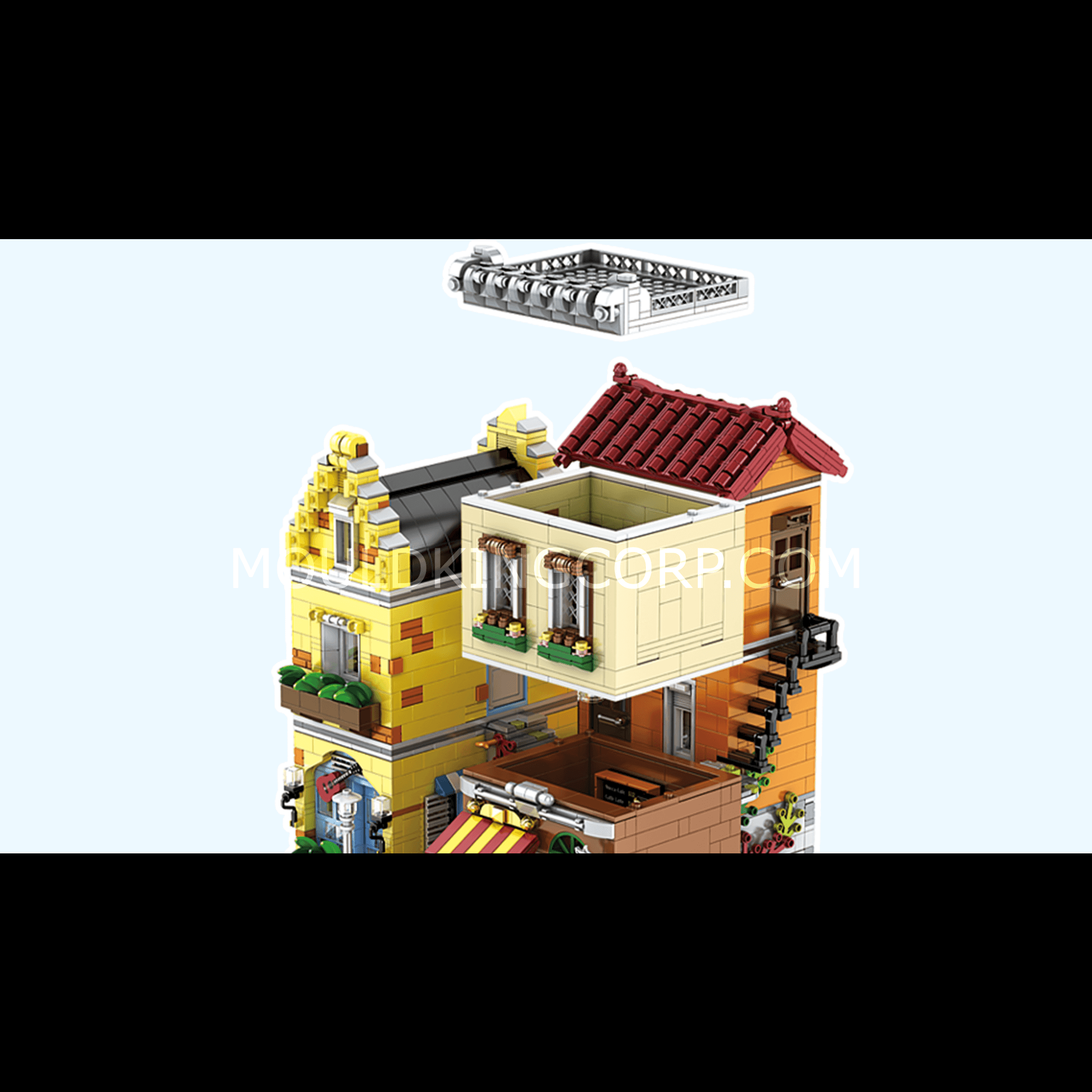 MOULD KING 16008 Coffee House Building Set - 3,103 Piece Creative Construction Toy for Adults & Kids | Perfect for Home Decoration, Gift Giving & DIY Projects