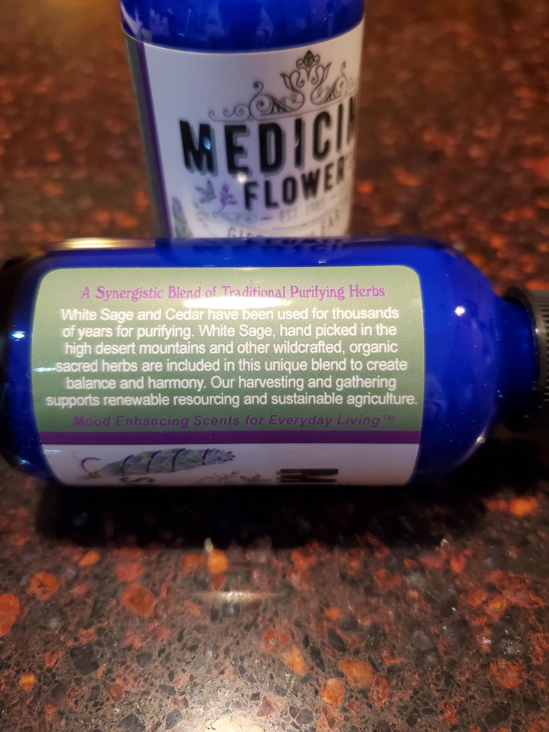 4-Pack Sacred Sage Smudge Spray | Organic White Sage Mist for Cleansing & Purification | Home, Office, Meditation & Yoga Space