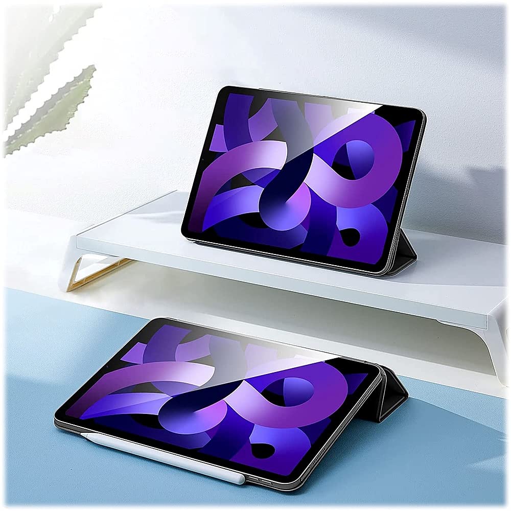 Sahara Venture Series Tri-Fold Case for iPad Air 10.9-inch (4th & 5th Gen) & iPad Air 11-inch (M2 & M3) - Protective Cover with Stand, Slim Design, Black (TB00245) - Perfect for Work, Travel & Home Use