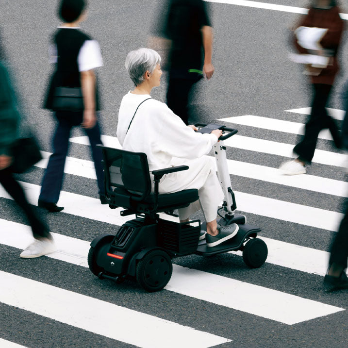 WHILL Model R 4 Wheel Mobility Scooter - Lightweight Electric Wheelchair for Adults & Seniors - Indoor/Outdoor Use for Shopping, Travel & Daily Activities