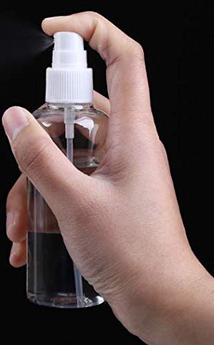WOIWO 5-Pack 30ml Mini Spray Bottles - Fine Mist Empty Cosmetic Bottles for Travel, Skincare & Haircare | Refillable Lotion Sprayer for Essential Oils, Perfume & Makeup