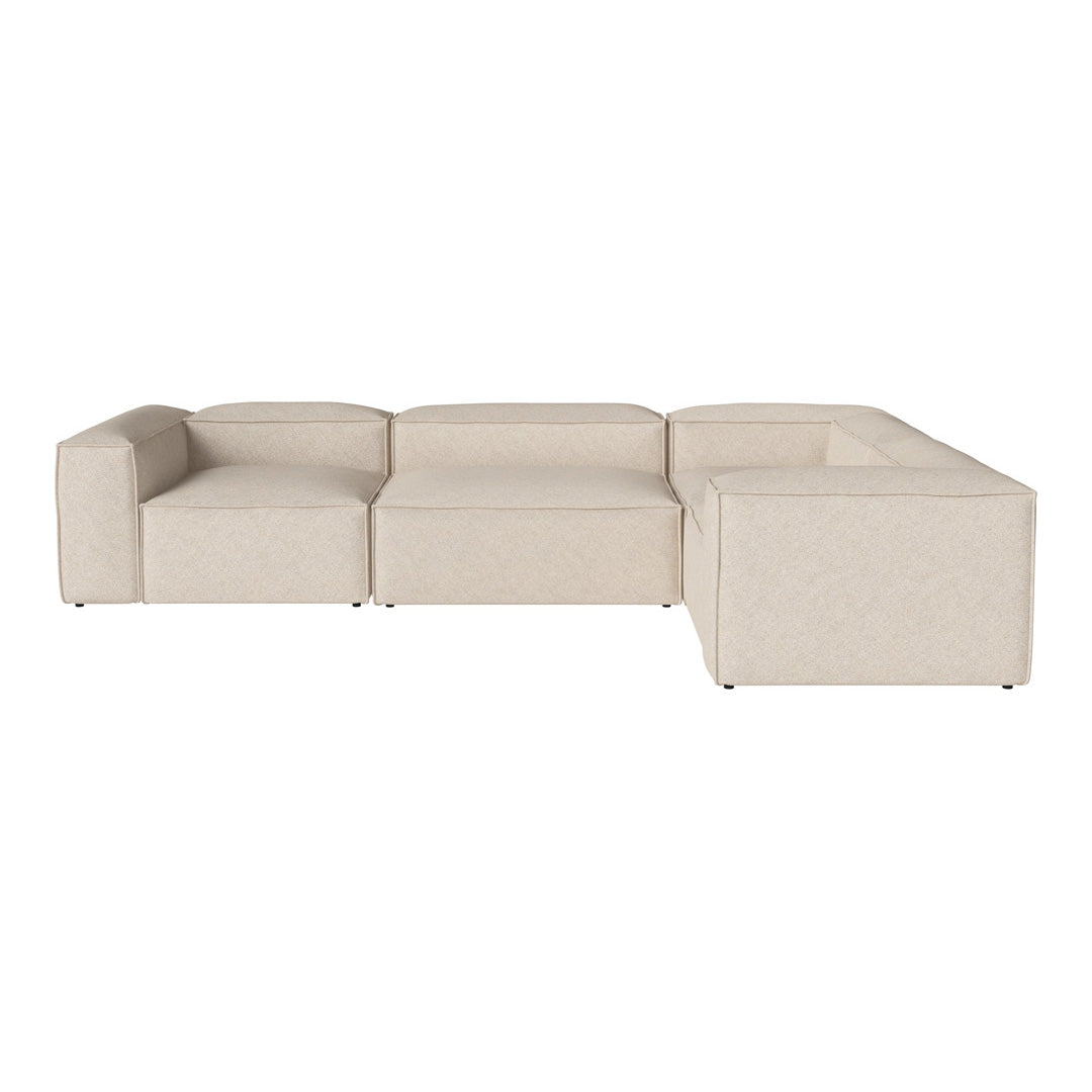 Cosima Corner Sofa - Modern L-Shaped Sectional Couch for Living Room, Lounge & Family Room - Comfortable Fabric Upholstery with Sturdy Frame