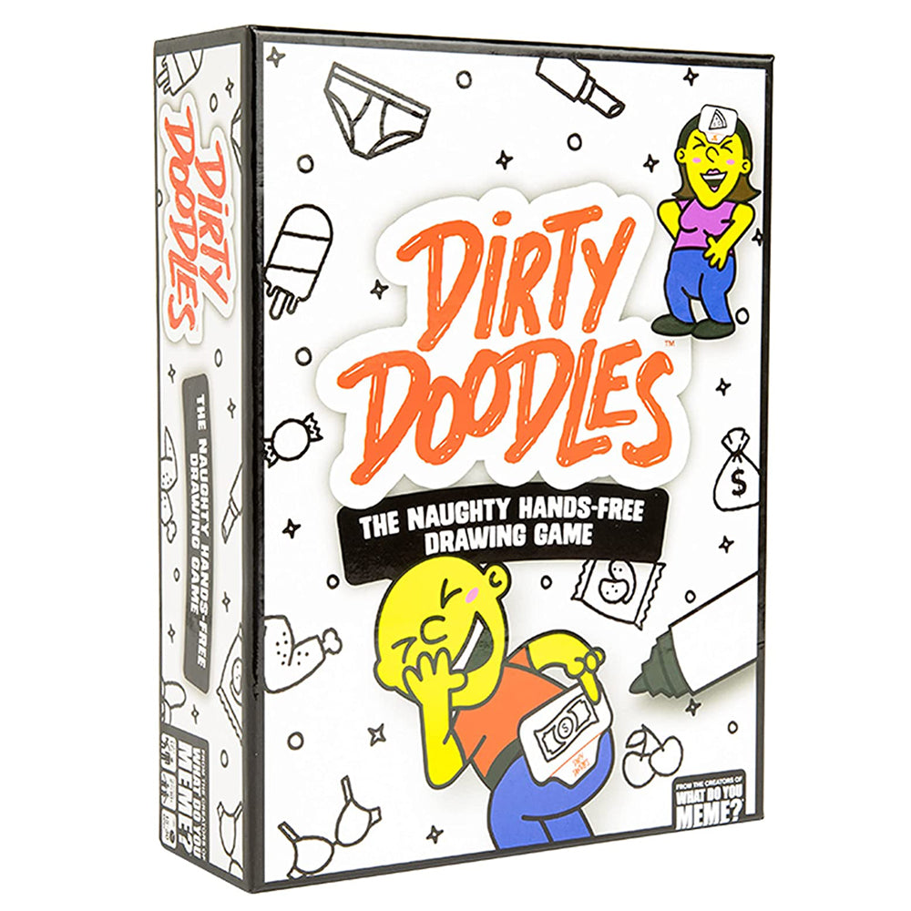 Dirty Doodles Naughty Hands Free Drawing Party Game for Adults - Fun Icebreaker for Bachelorette Parties, Girls Night & Couples Game Night