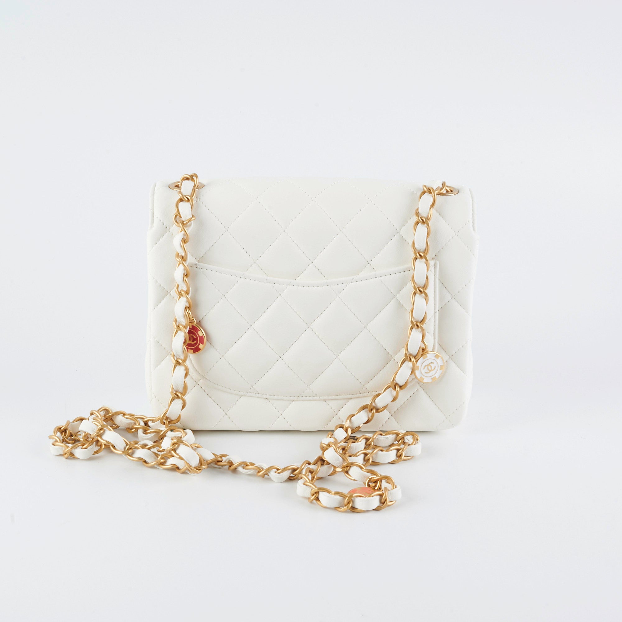 Chanel Classic Flap Bag in White - Luxury Designer Handbag for Women | Perfect for Parties, Weddings & Everyday Elegance