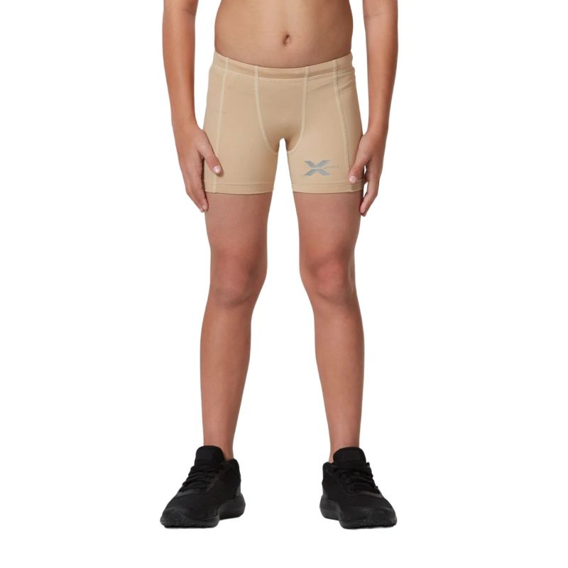2XU Boys Compression 1/2 Shorts - Performance Running & Training Shorts for Kids - Moisture Wicking & Muscle Support for Sports & Gym Workouts