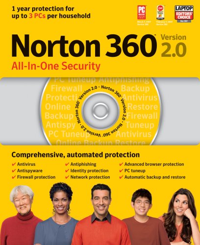 Norton 360 2.0 Antivirus Software - 10 User License [Old Version] | Protect Multiple Devices from Viruses & Malware | Home & Office Cybersecurity Solution