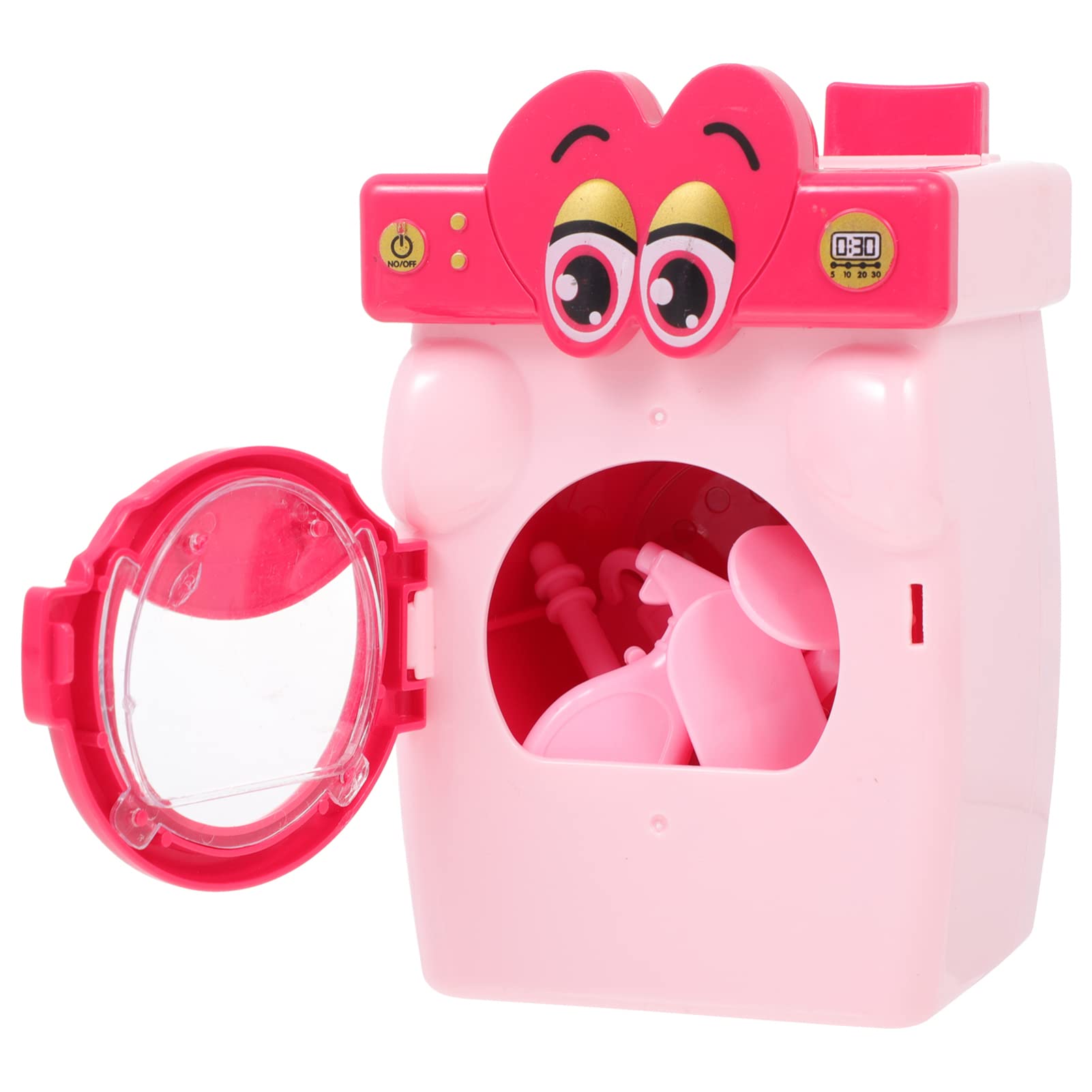 TOYANDONA Mini Washing Machine Toy Set for Kids - Pretend Play Household Appliance, Educational Role Play Toy for Toddlers & Preschoolers - Perfect for Imaginative Play, Laundry Day Fun & Early Learning Activities