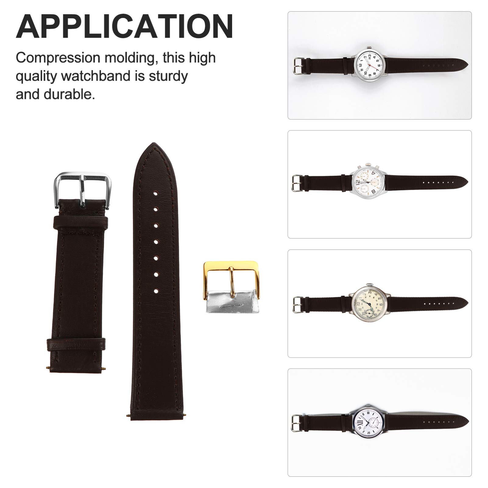 22mm Leather Watch Strap for Smart Watches - Comfortable & Stylish for Daily Wear