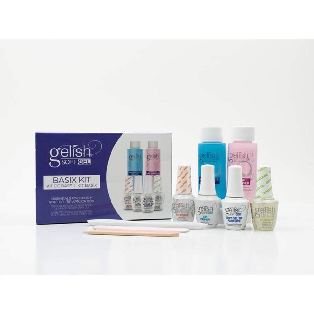 Gelish Soft Gel Nail Polish Bundles - Soak Off Gel Manicure Kit for Salon & Home Use - Long Lasting, Shine & Chip Resistant - Perfect for DIY Nails, Gifts & Professional Nail Artists