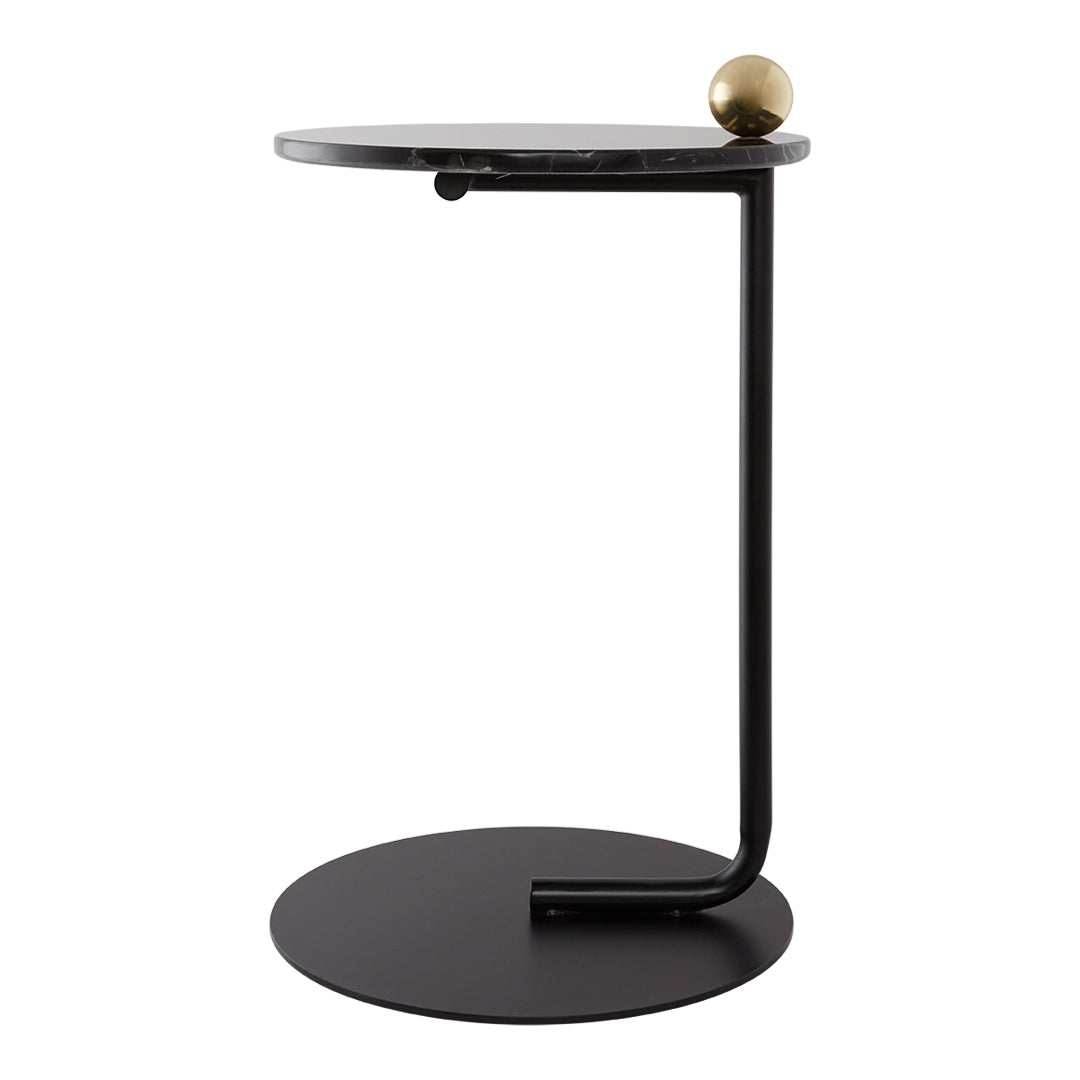 Castellum Side Table - Modern Wooden End Table with Storage Shelf for Living Room, Bedroom & Office - Perfect for Holding Books, Lamps & Decor