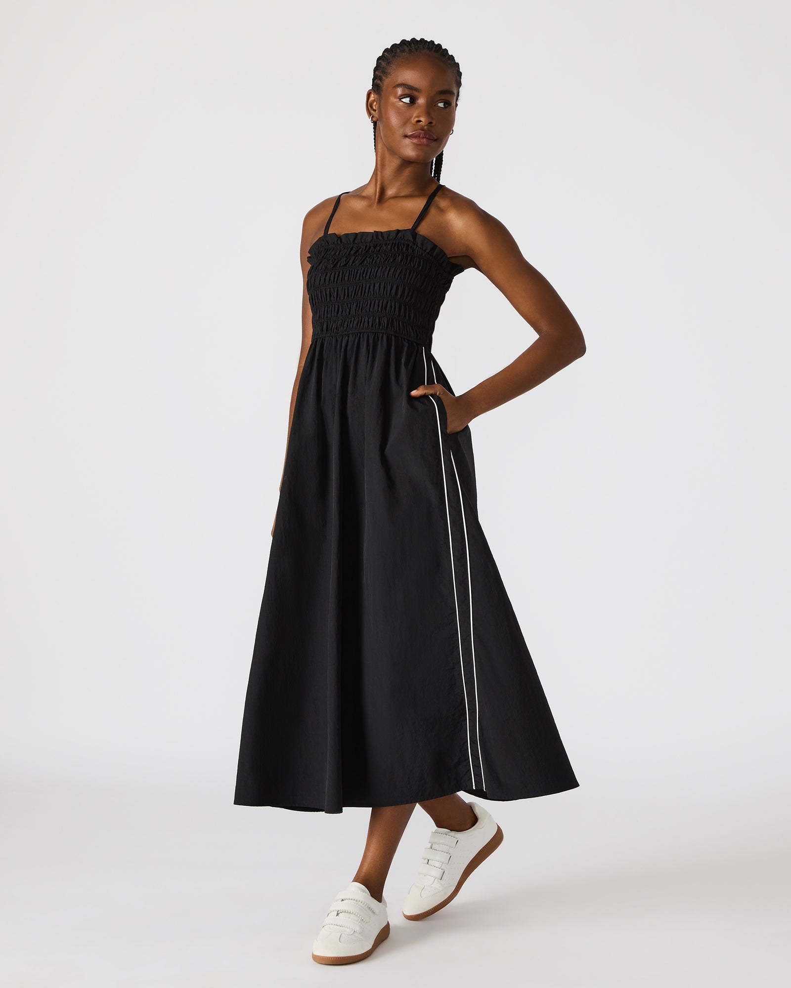 KIT DRESS Black & White - Elegant Women's Party Dress for Evening Events, Weddings & Special Occasions