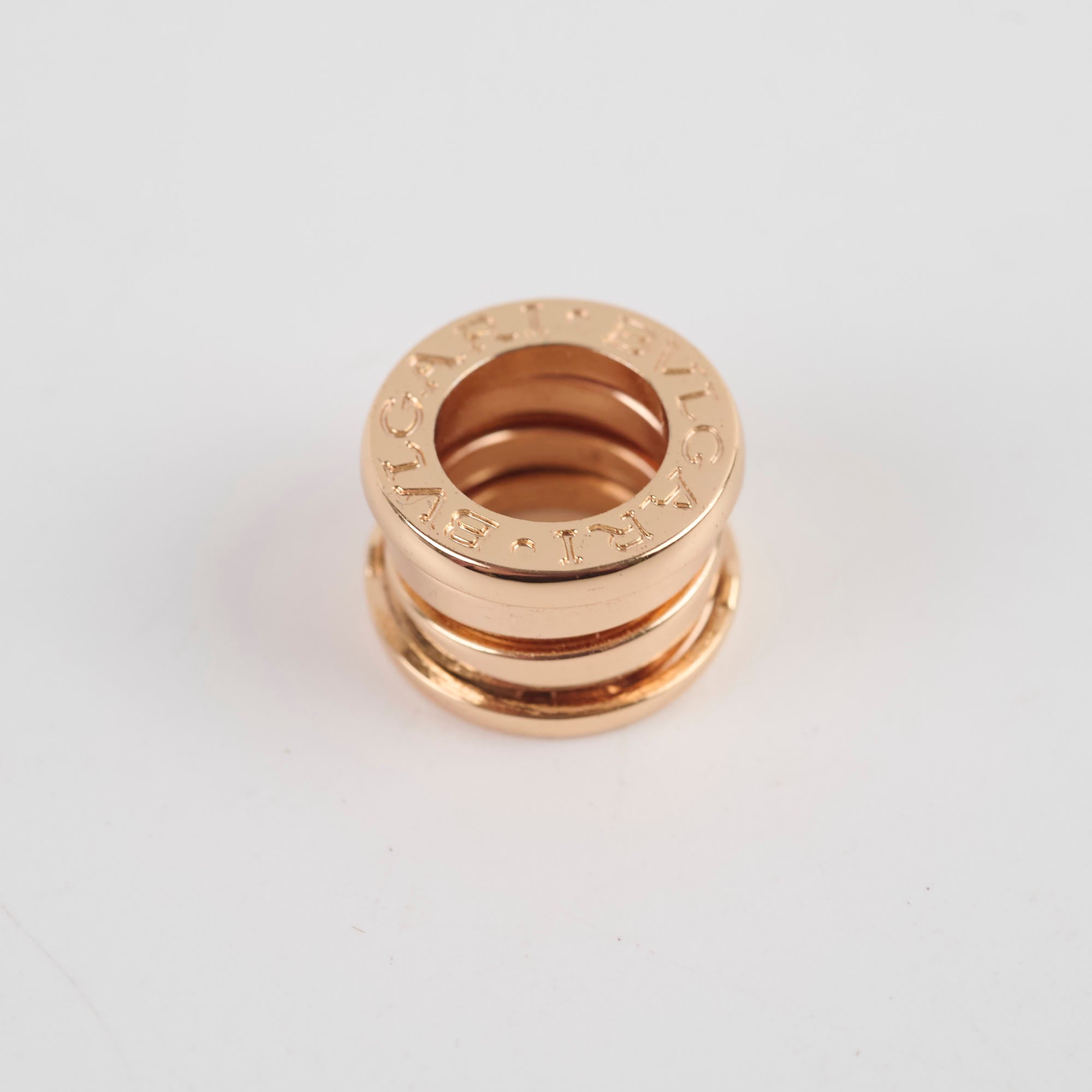 Bulgari Mini B.Zero1 Pendant Necklace - 18K Rose Gold & Diamond Accent - Elegant Jewelry for Women - Perfect for Parties, Weddings & Special Occasions