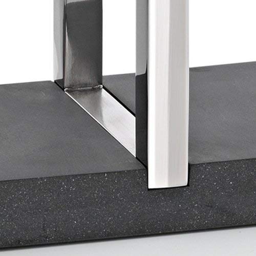 Blomus Stainless Steel Floor Standing Towel Rack Stand - Polished Modern Bathroom Organizer for Spa, Hotel & Home Decor
