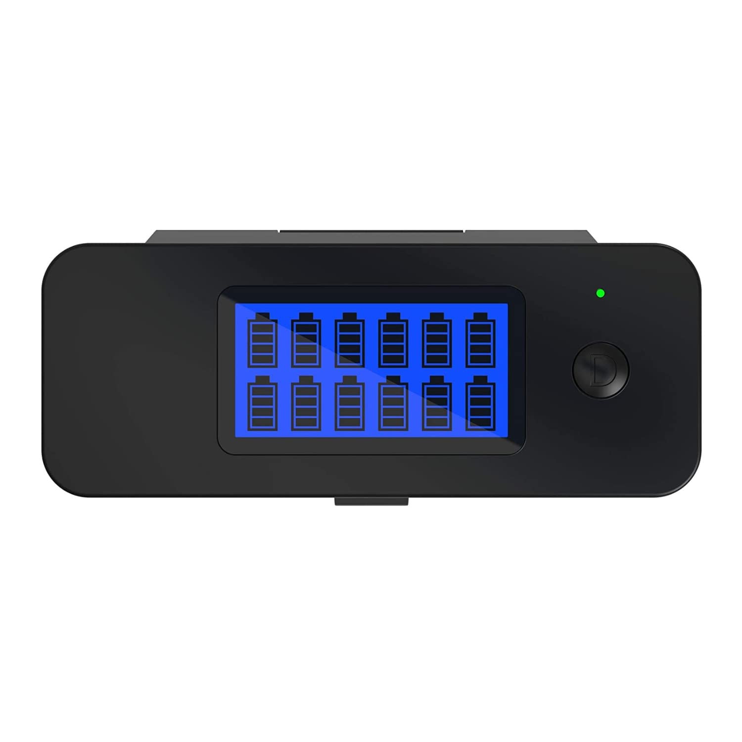 East Brooklyn Labs RadCad AA Rechargeable Battery Charger with Storage Caddy - Fast Charging for AA NiMH Batteries - Perfect for Cameras, Gaming Controllers & Smart Home Devices