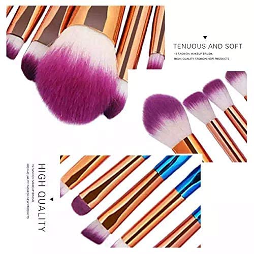STUNHUB 20-Piece Makeup Brush Set - Unicorn Eyeshadow, Eyeliner, Blending, Foundation, Eyebrow & Concealer Brushes - Professional Cosmetic Makeup Tools Kit for Women & Girls | Perfect for Daily Makeup, Contouring, and Professional Beauty Looks