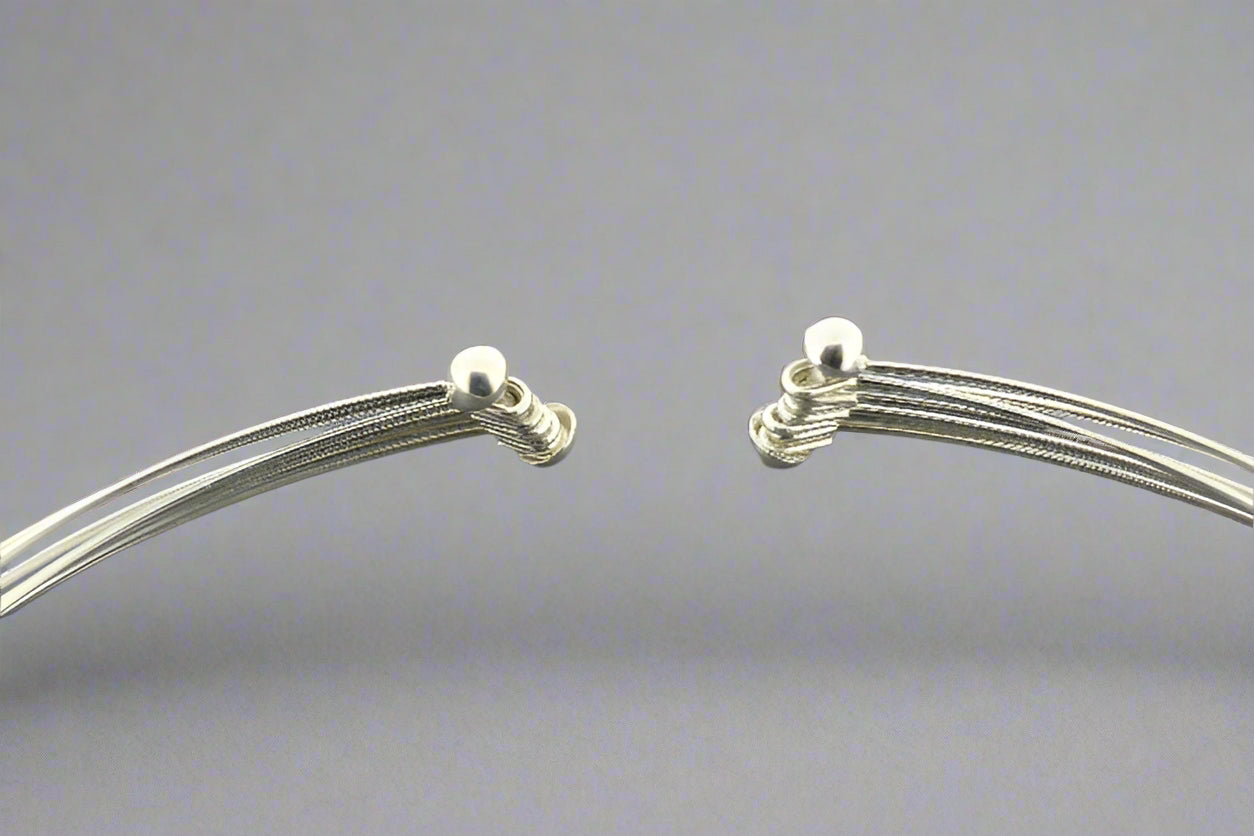 7 Strand Sterling Silver Choker Necklace for Women - Elegant Layered Jewelry for Parties, Weddings & Everyday Wear