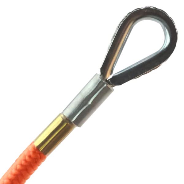 **All-in-One Adjustable Tree Lanyard Flip Line Kit with Removable Better Grab Adjuster & Swivel Eye Snaphook – 5/8 Inch x 12 Feet – Fall Protection Gear for Arborists & Tree Climbers – Perfect for Tree Trimming, Logging & Outdoor Work**