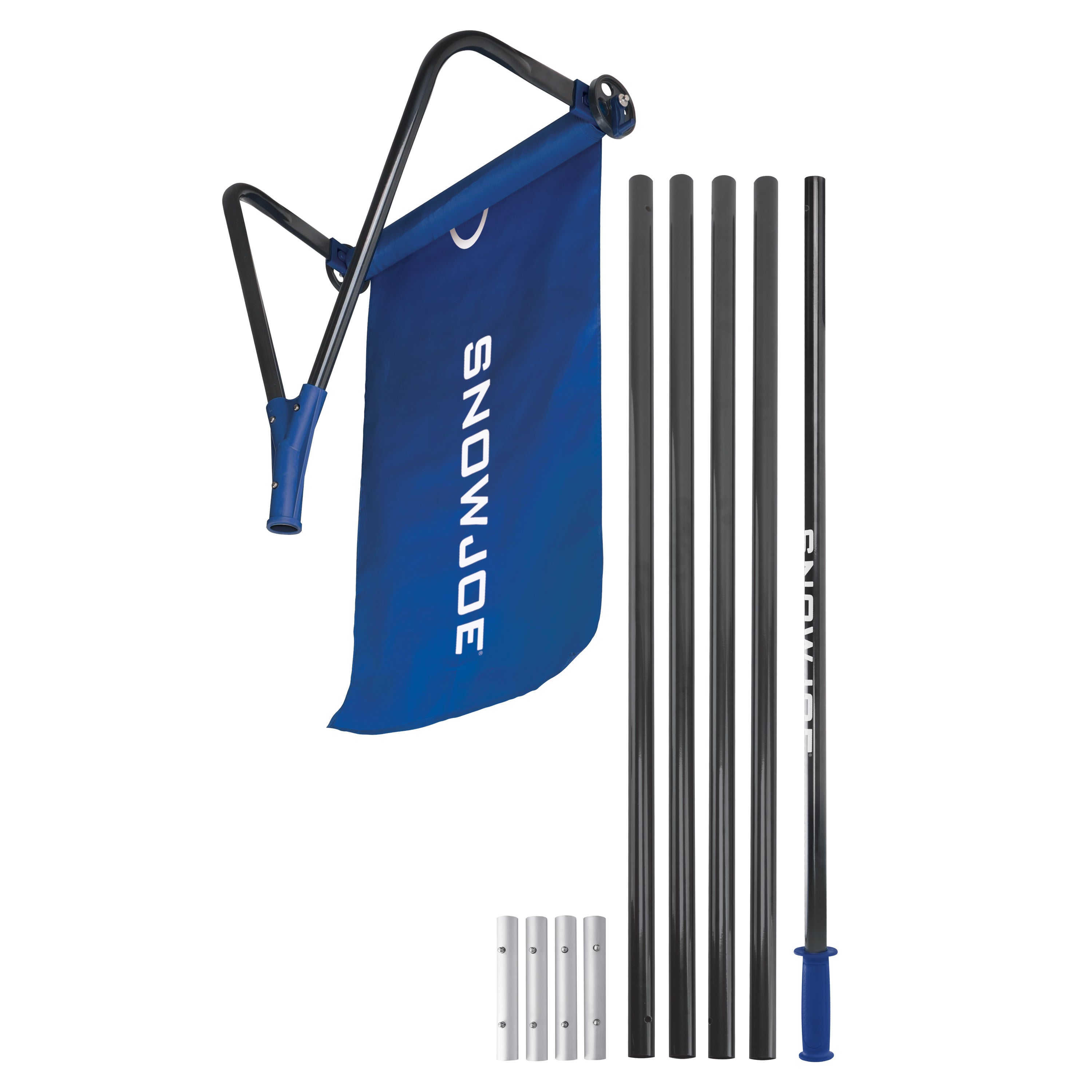 Snow Joe RJ208M PRO 20-Foot Roof Snow Rake with Debris Slide | 28-Foot Max Reach | Safe Snow Removal for Homes & Roofs | Winter Roof Maintenance Tool