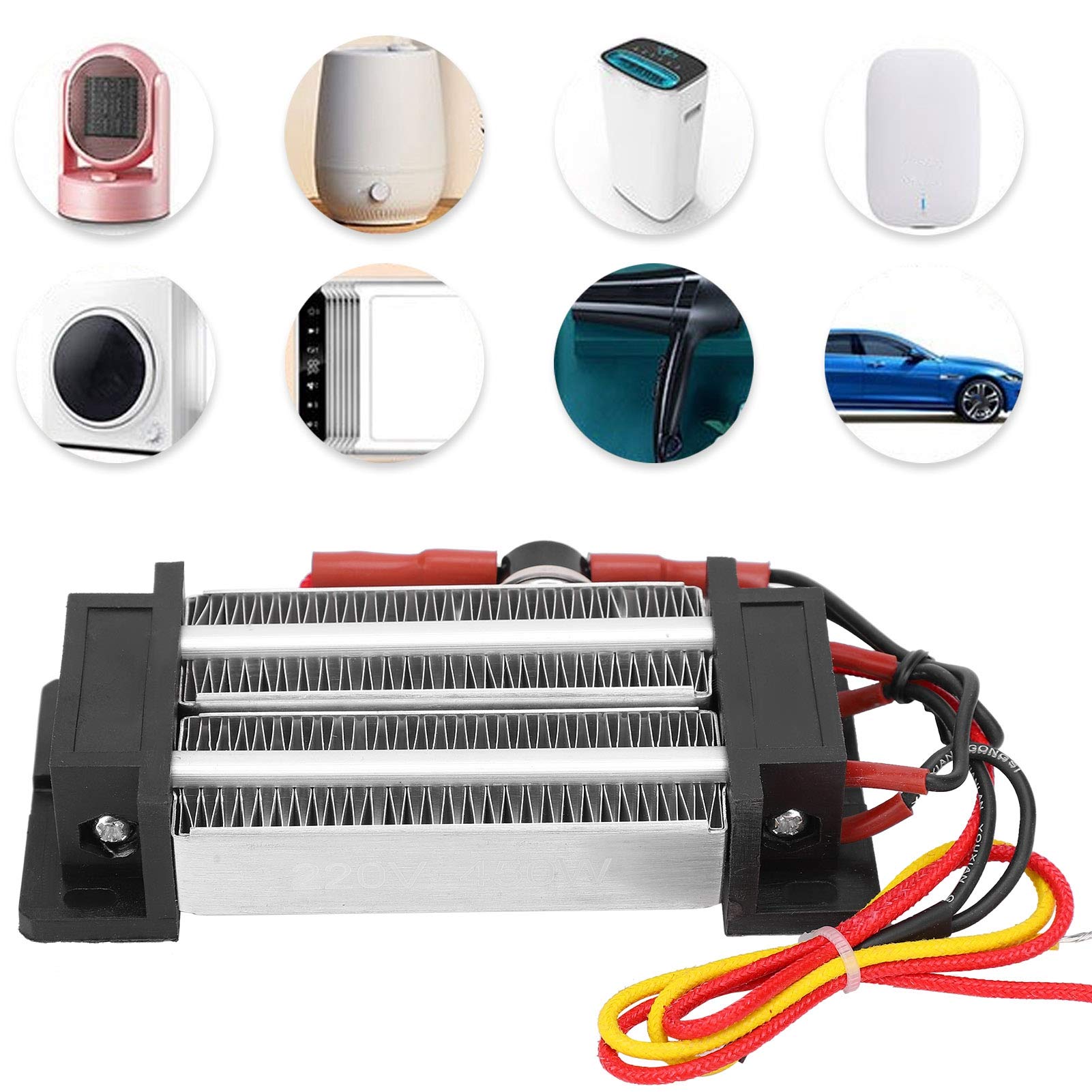 220V 450W PTC Ceramic Air Heater - 76A2 Constant Temperature Heating Element for Car AC & Electric Heaters | Automotive, Home & Office Heating Solution