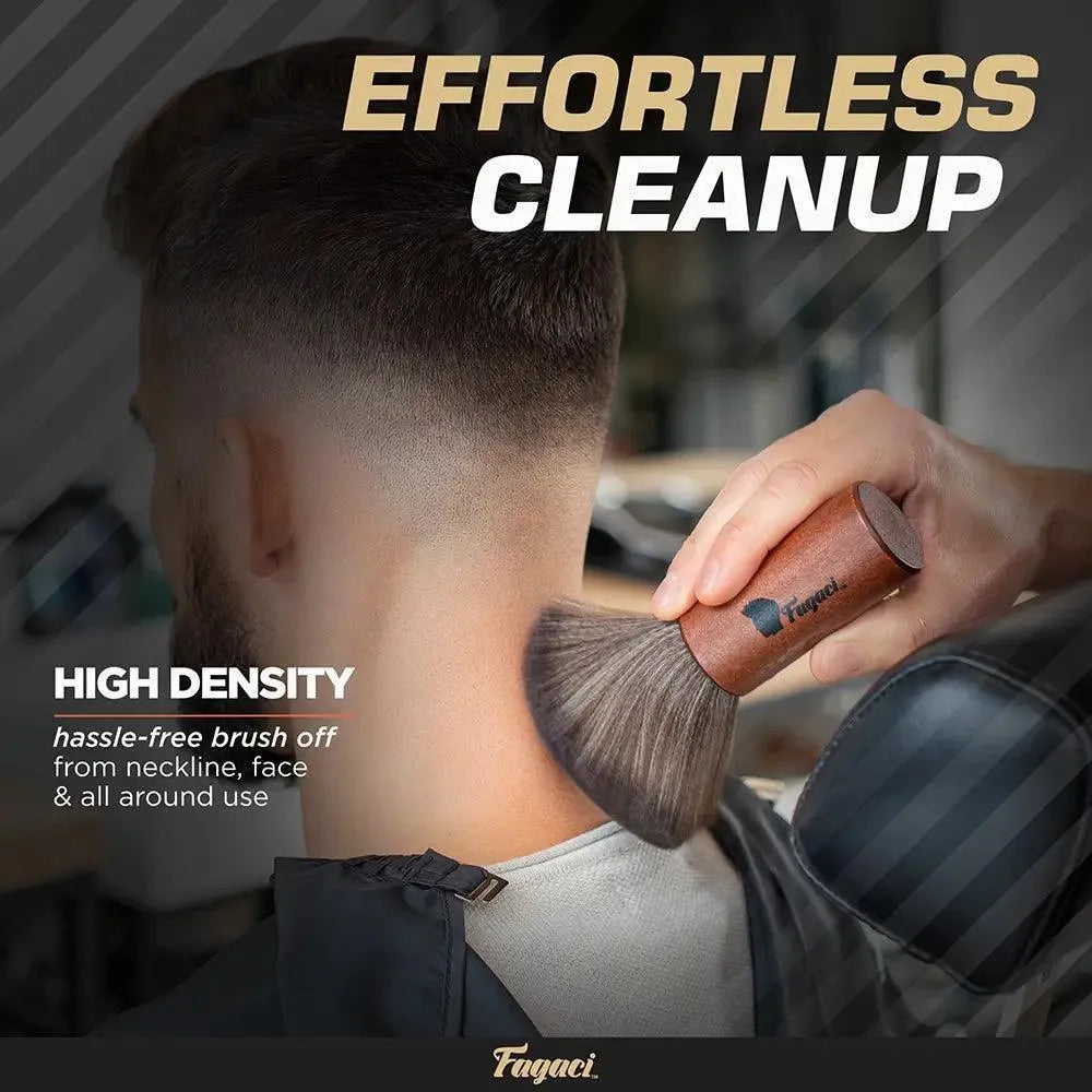 Premium Neck Duster for Men - Soft & Comfortable Hair Styling Brush - Perfect for Barbershops, Home Grooming & Travel Use