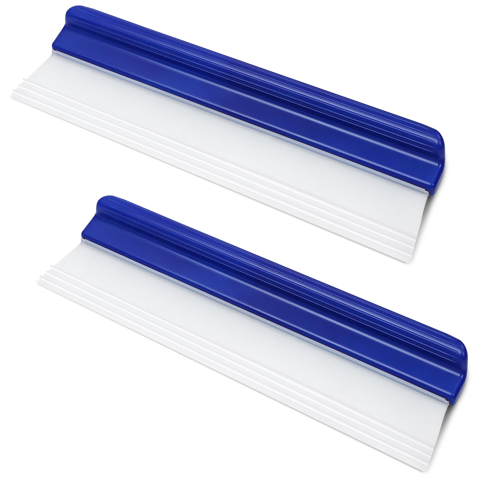 2 Pack 12.2 Inch Car Drying Squeegee - Professional Water Blade Wiper for Auto Detailing, Upgraded 3-Layer Silicone Car Dryer for Quick Water Removal - Perfect for Car Wash, RV, Boat & Motorcycle Cleaning